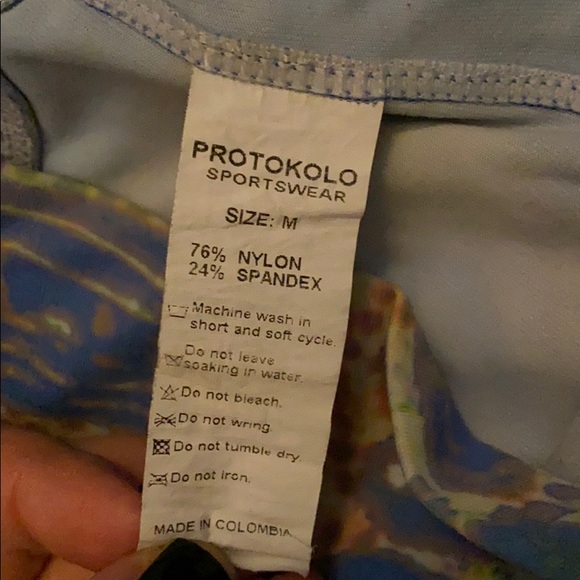 Used Protokolo Supportive Cropped Leggings M - Picture 2 of 3